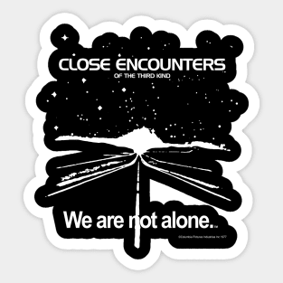 Close Encounters of the Third Kind - Road Sticker